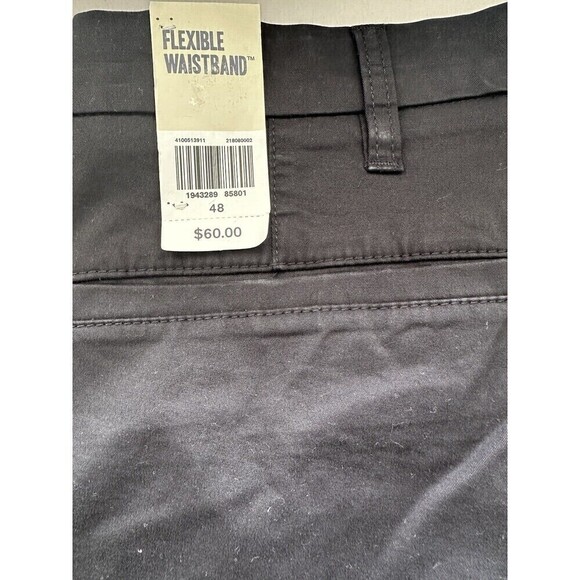 Dockers Men Ultimate Straight-Leg Shorts Supreme Flex Stretch Black Big &Tall 48 - Picture 9 of 9